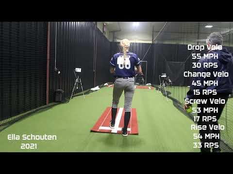 Video of Ella Schouten, 2021, LHP, OF