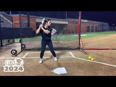 Video of Lydia Weldon Softball Hitting Workout