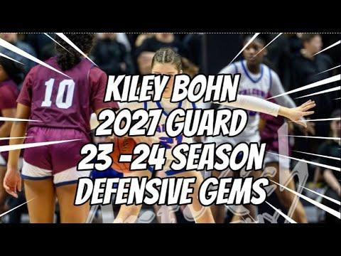 Video of Kiley Bohn 2027 Guard, defensive highlights 2023-24