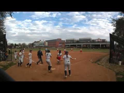 Video of 3 run HR to win high school season opener (6-5)