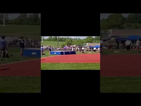 Video of Emily Foster 2021 winning district high jump 5’2 ft