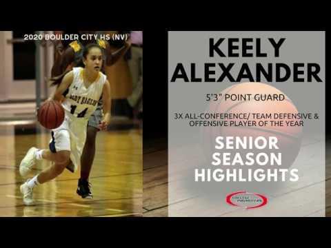 Video of Keely Alexander- Senior Season Highlights