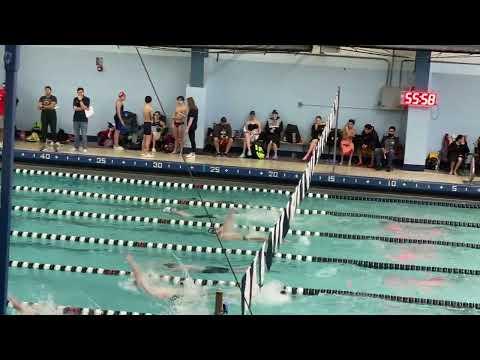 Video of 100 Back New England Silvers Championship; Lane 8