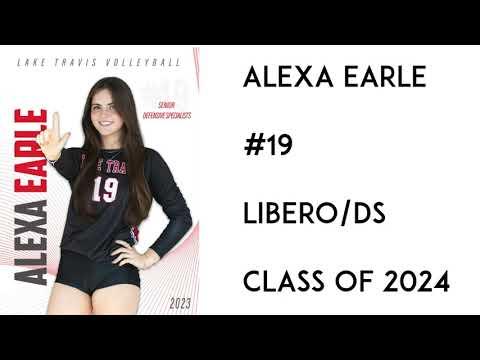 Video of Alexa Earle 2024 Libero/DS Highschool Highlights