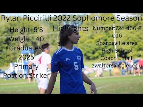 Video of Rylan Piccirilli Sophomore Season Highlights