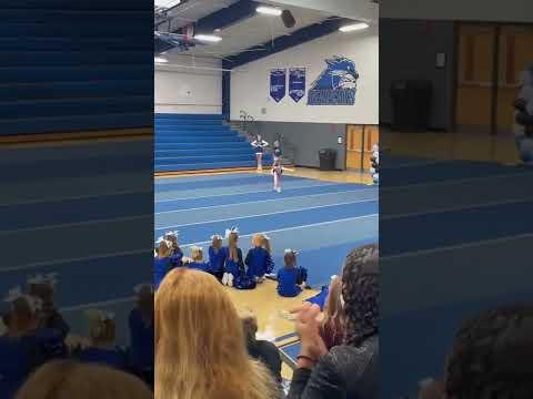 Video of Roundoff hand full/dead mat (freshman year)