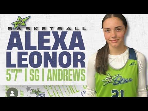 Video of Alexa Leonor, class of 2027, AAU highlights so far 2024 season