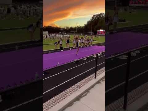 Video of Round off bhs full (dead mat) during football game