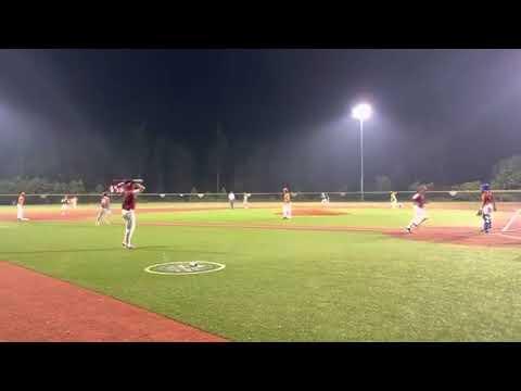 Video of 3-1 bases clearing triple