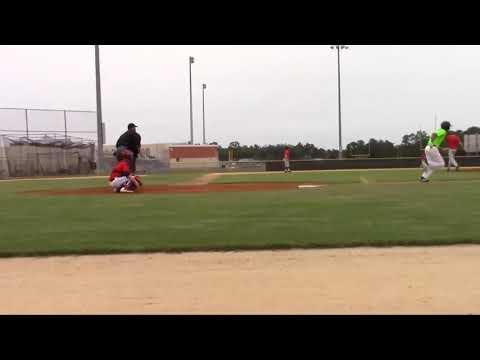 Video of Line Drive up the Middle off a LHP