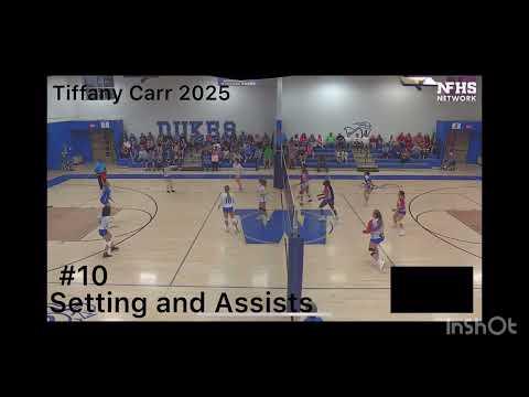 Video of Varsity Volleyball Playoff Highlights Tiffany Carr- 2025
