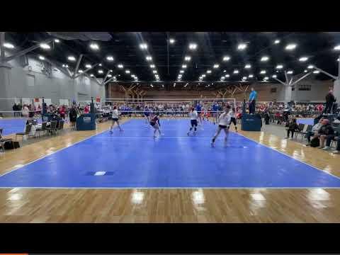 Video of Middle blocker 2025, 1’s, slides, blocking, OOS/libero