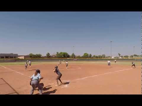Video of Anahi throws out runner stealing second 