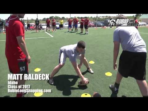 Video of Matt Baldeck - Long Snapper