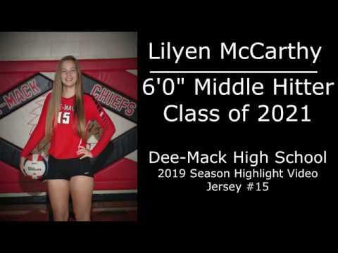 Video of Lilyen McCarthy 2019 Dee-Mack Highlight Video