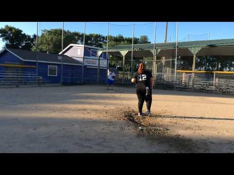 Video of Shannon Greene softball skill video