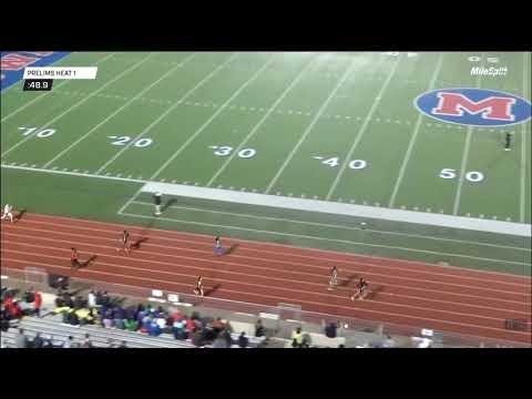 Video of Caitlin Shaw 3rd leg on 4X400 Area 6A track meet