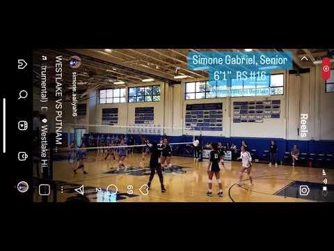 Video of Simone A. Gabriel- Putnam Valley High School #16, vs Westlake 9.1.22