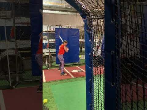 Video of Hitting off of tee January 9, 2024