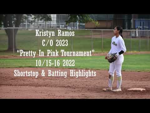Video of Pretty In Pink Tournament, Shortstop & Batting Highlights
