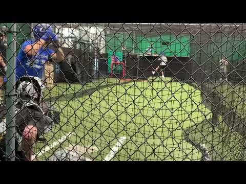 Video of First live bullpen of 2023