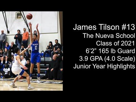 Video of James Tilson 2021 - Junior Year Basketball Highlights - The Nueva School