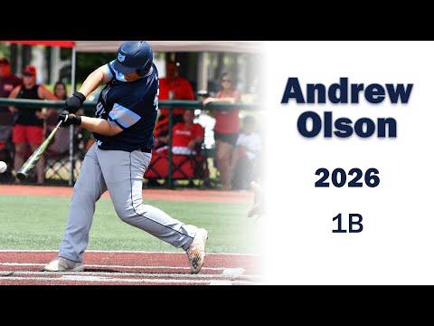 Video of Andrew Olson 2026 Hitting/Base running 