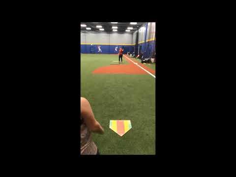 Video of Zoe - Pitching workout - Feb. 2018