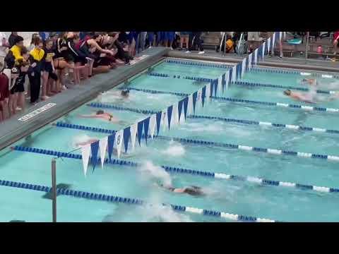 Video of 2022 Section 9 Championship 200 Medley Relay 