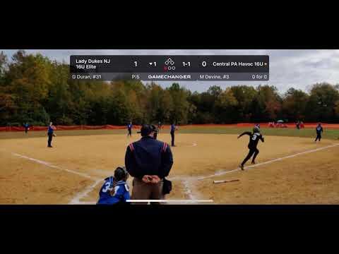 Video of Triple vs. Lady Dukes - East Coast Softball Showcase