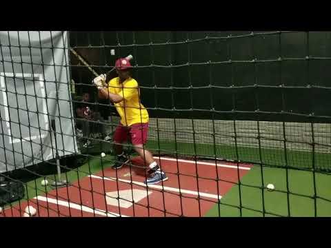 Video of Batting practice 