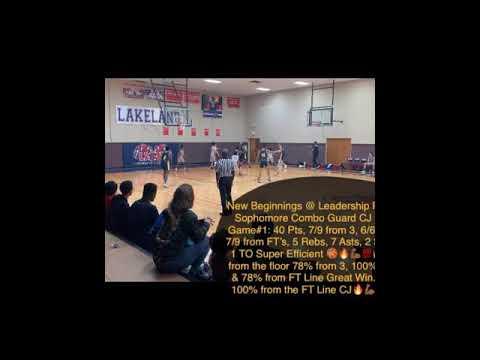 Video of Leadership Prep 2022 CJ Luster SG/PG 40 pts