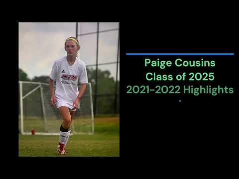 Video of Paige Cousins Women Soccer Highlights 2021-2022