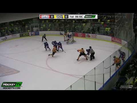 Video of Austin Fraser 1st BCHL goal as a call up for Coquitlam Express