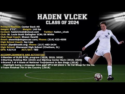 Video of Haden Vlcek / 2006 SLSG ECNL IL