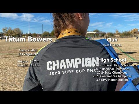 Video of Tatum Bowers '23 - Surf Cup 2020 Champions, Phoenix 2021 (Highlights - Game 2)