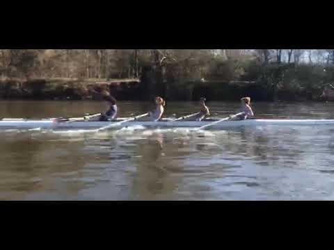 Video of Callie Karjane Sculling in Quad