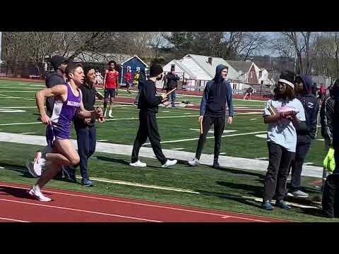 Video of End of DMR 1600m Leg Watervilet Invy 4/2/22