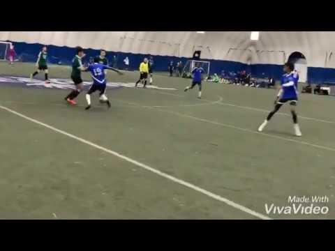 Video of Indoor soccer defending