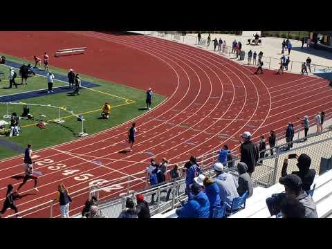 Video of 200 m dash, 21.56, 4-24-2021