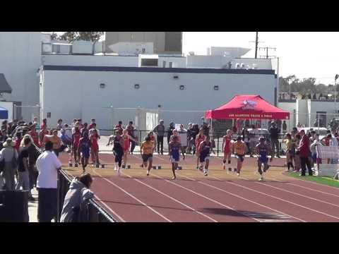 Video of Brandon Douglas 100m_Lane 5_4_3_14