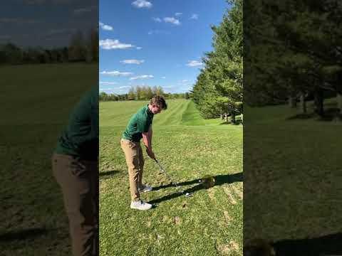 Video of 7 iron shot