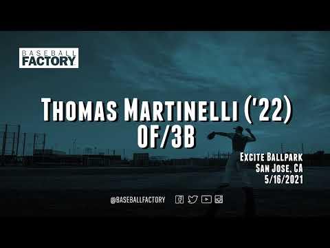 Video of Thomas Martinelli Baseball Factory May 2021