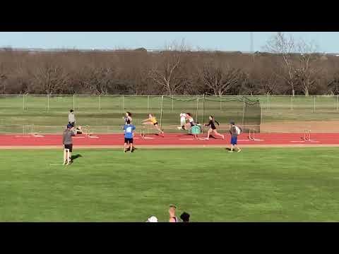 Video of 300m hurdle film (47.2)