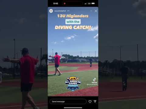 Video of Diving Catch in USSSA All-American Games Championship