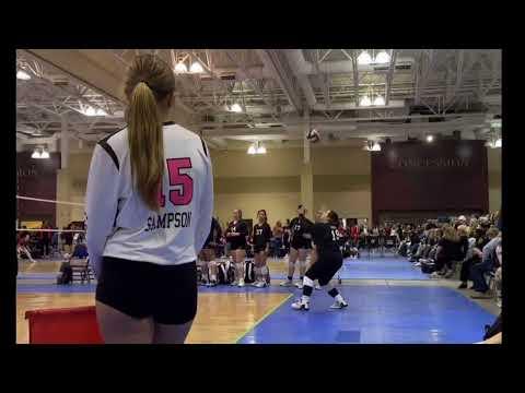 Video of Mary Connelly volleyball highlights 2023 club season 