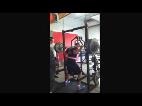 Video of 500 pound squat-sophomore year 