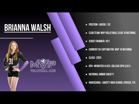 Video of Brianna Walsh - L/DS - MLK Tournament Highlights