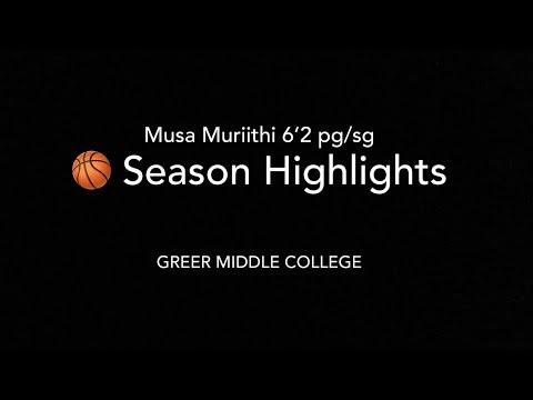 Video of Musa Muriithi Mid-season Highlights!!🏀