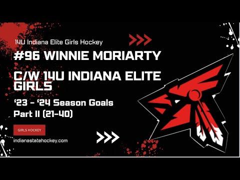 Video of #96 Winnie Moriarty - 2023/24 season goals Part II (21-40)